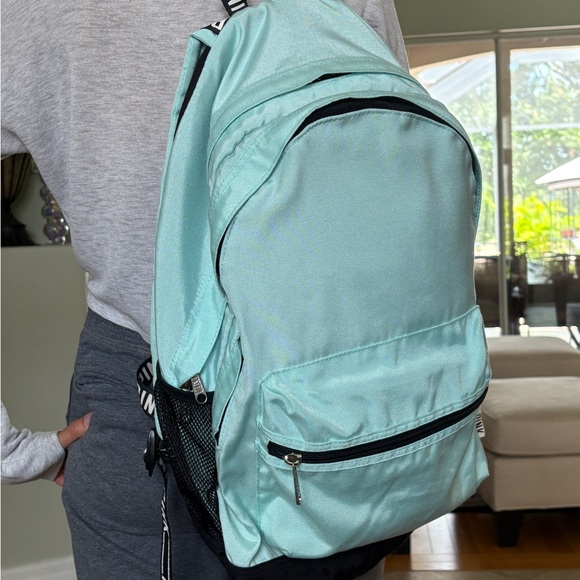 PINK Victoria's Secret Teal and Black Bag with Modern Design - Picture 16 of 16